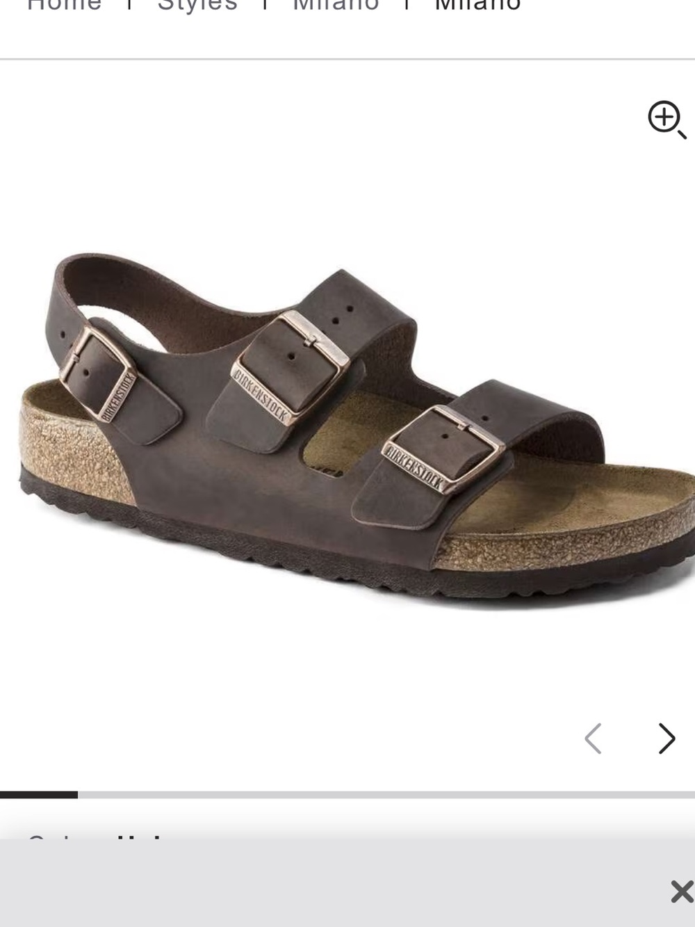 Birkenstock Milano Oiled Leather Sandals
Habana Brown EU 41 Regular Fit